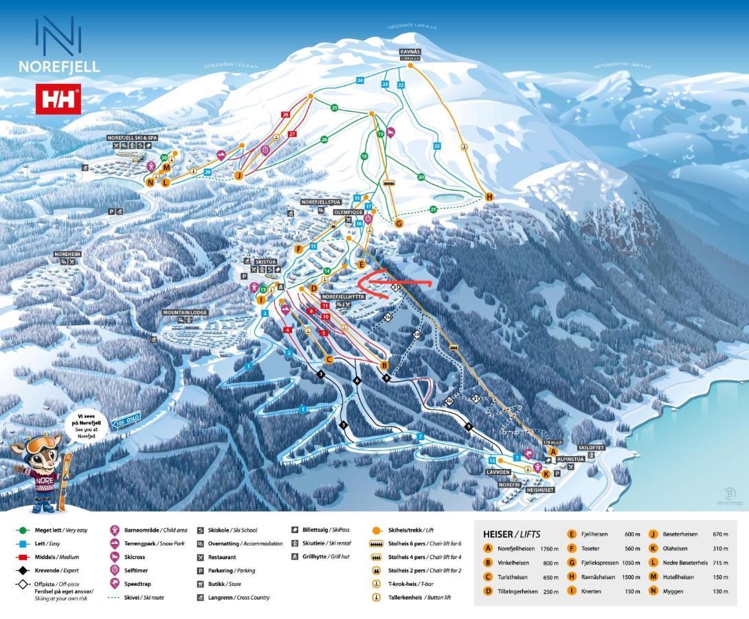 Ny Leilighet Pa Norefjell - Ski In/Out Noresund Exterior photo